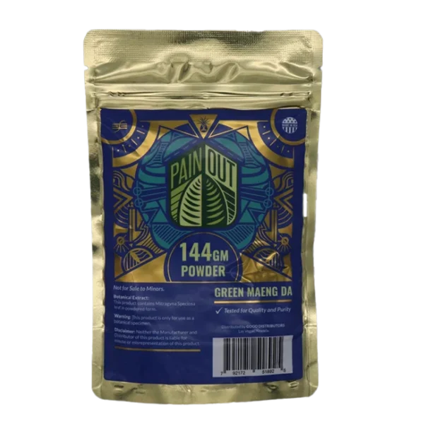 Pain Out Kratom Green Maeng Da 144gm